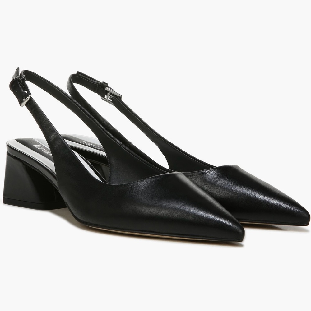 Franco Sarto Racer Slingback Pointed Toe Pump in Black | US 6.5W